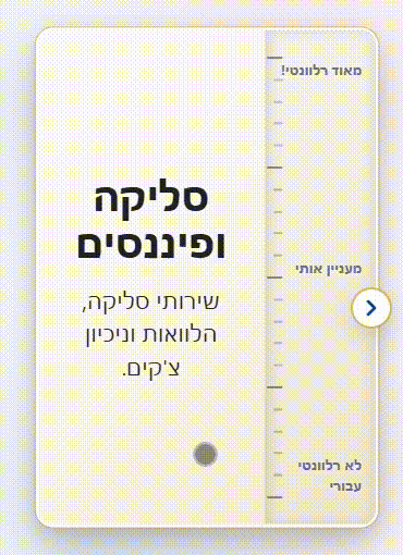 הדרכת שימוש בסליידר